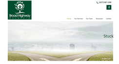 Desktop Screenshot of broadhighwayrecovery.com